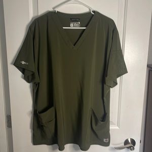 Women’s Carhartt Force Modern Fit V-Neck - Army Green